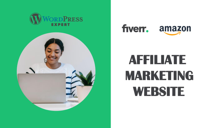 Gig Preview - Design a fiverr affiliate website autopilot amazon affiliate marketing store