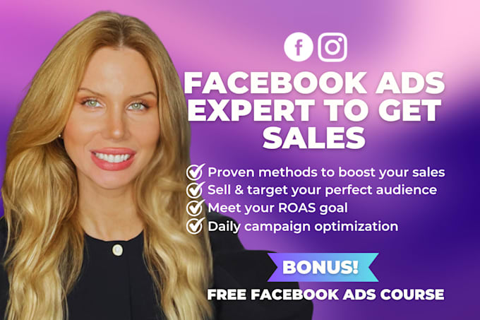 Gig Preview - Run your facebook and instagram campaign to get sales