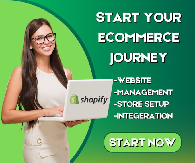 Gig Preview - Create shopify store and website for your ecommrce