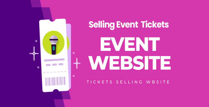 Gig Preview - Create event website , ticket selling website with payments