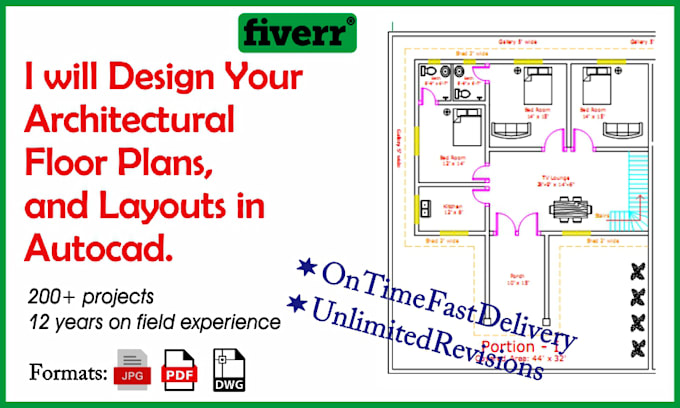 Gig Preview - Provide autocad drawings, floor plans, complete structure details, boqs