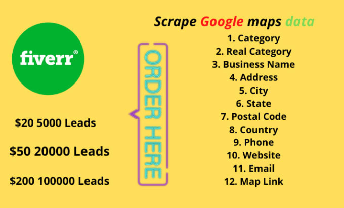 Gig Preview - Do email scraping and google maps data scraping