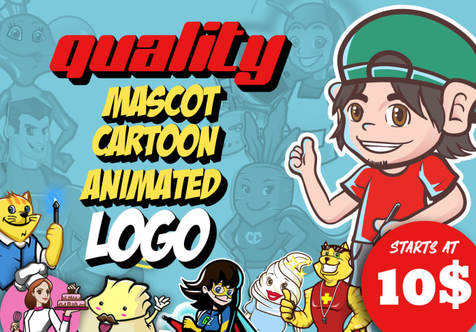 Gig Preview - Do professional original mascot logo for 10 dollars