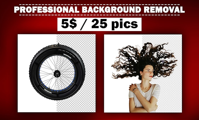 Gig Preview - 25 images clipping path, remove background with bulk offer