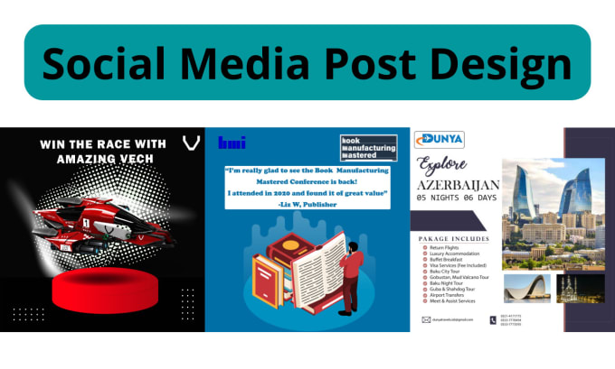 Gig Preview - Do professional social media post design for your brand