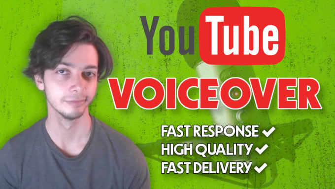 Gig Preview - Provide a high quality and professional youtube voiceover