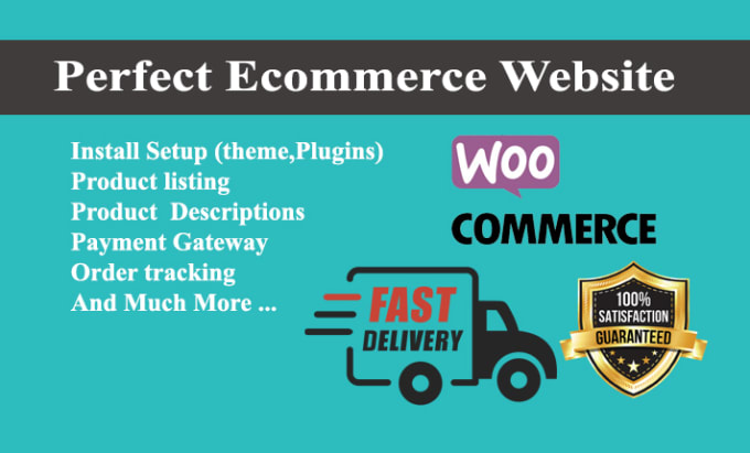 Gig Preview - Create ecommerce website with woocommerce