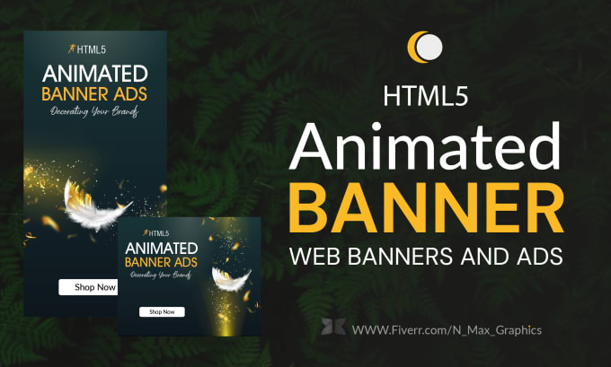 Gig Preview - Design animated HTML5 banner ads