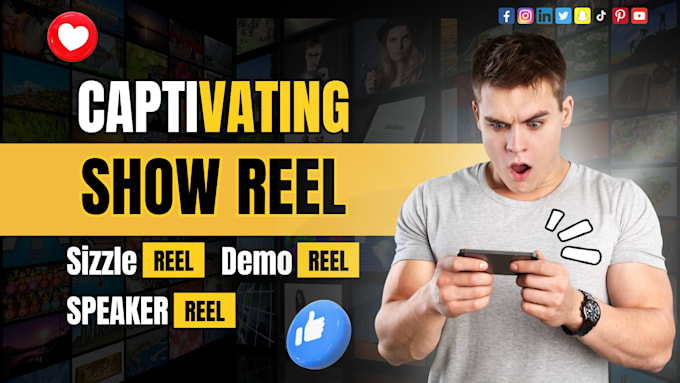 Gig Preview - Create showreel, sizzle reel, demo reels, speaker reel, and speaker highlight