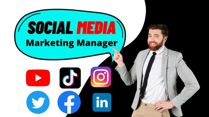 Gig Preview - Be your social media marketing manager to grow your business