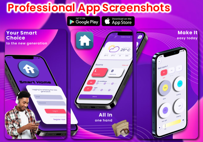 Bestseller - do professional app screenshots, android and IOS