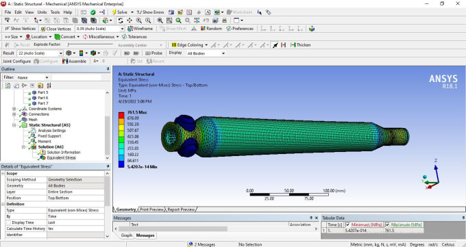 Gig Preview - Do structural   and thermal stress analysis using ansys workbench