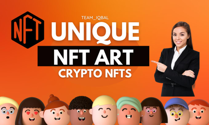 Gig Preview - Create your perfect nft art collection for sell