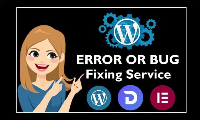 Gig Preview - Fix wordpress website issues errors bugs, HTML, CSS, elementor pro, divi expert