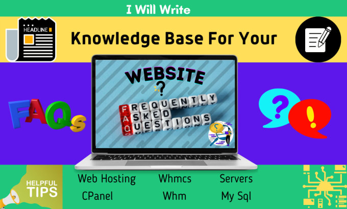 Gig Preview - Write a knowledge base for your hosting website