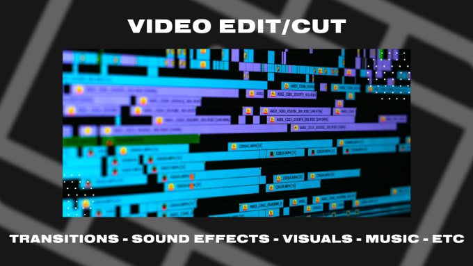 Gig Preview - Professional cut and edit your video with effects