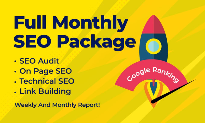 Bestseller - do full SEO package with link building for higher ranking