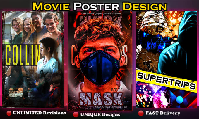 Gig Preview - Create amazing movie poster and film poster design