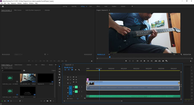 Gig Preview - Create a professional guitar cover video