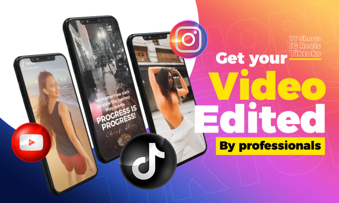 Gig Preview - Edit your tiktok video, youtube shorts or instagram reels