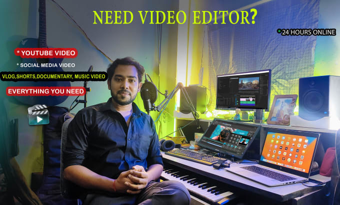 Gig Preview - Be your best video editor in fiverr