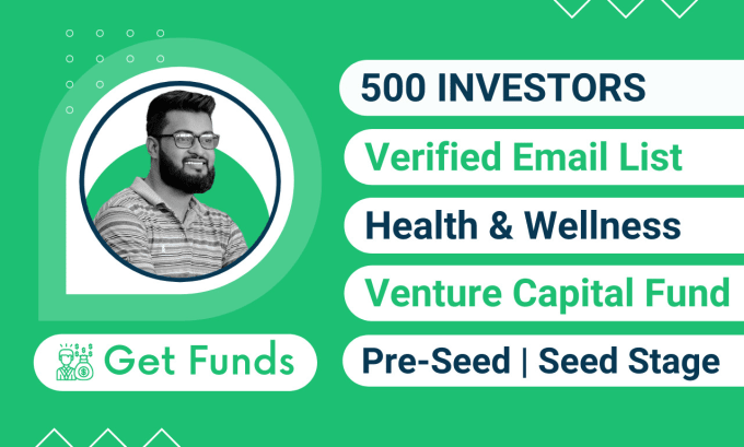 Gig Preview - Send health and wellness investors email list or active investor leads