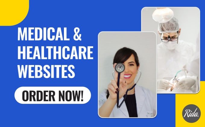 Gig Preview - Do website for medical healthcare business, doctor, dentist, hospital or clinic