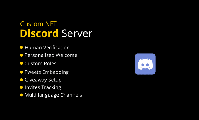 Gig Preview - Create professional custom discord server for nft