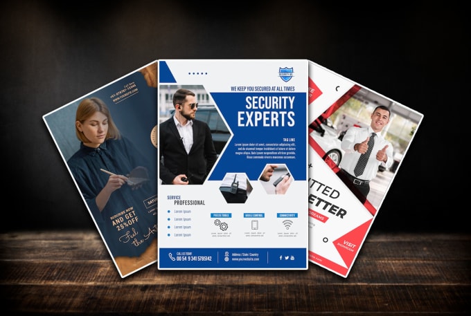 Gig Preview - Design professional business flyers, and brochures designs