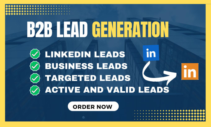 Gig Preview - Provide business leads and linkedin leads with a sales navigator