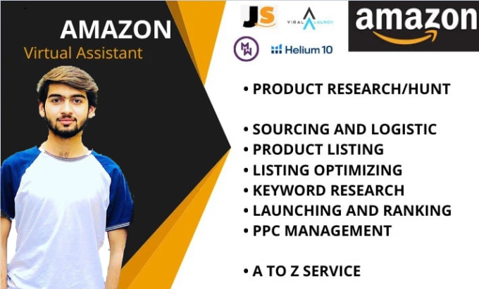 Gig Preview - Be expert amazon pl virtual assistant VA a to z amazon seller central handling