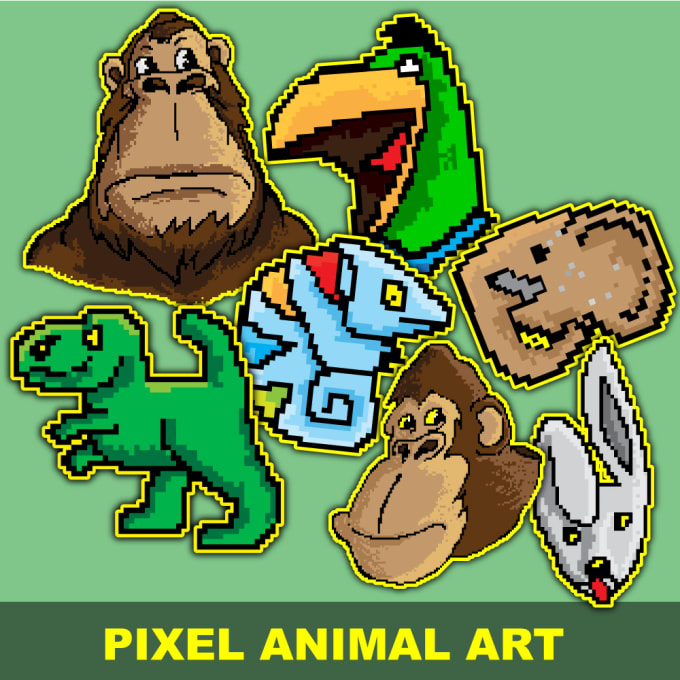 Gig Preview - Make pixel art for your game, icon, original character