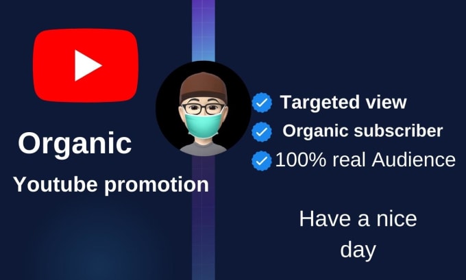 Gig Preview - Manage your channel through youtube promotion video marketing and SEO