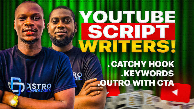 Gig Preview - Do engaging script writing for your youtube video