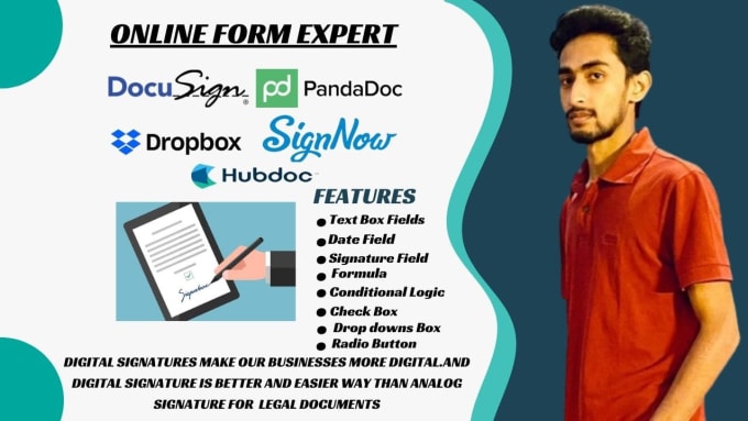 Gig Preview - Create high level docusign,hellosign,pandadoc template