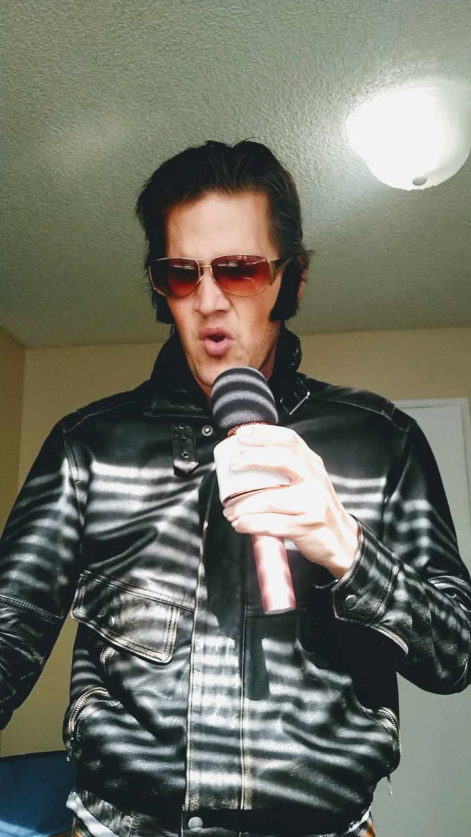 Gig Preview - Give personalized video greetings as elvis