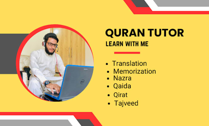 Gig Preview - Be your top quran tutor, memorization , tajveed , nazra, lessons