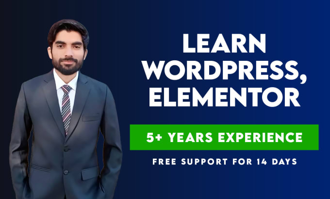 Gig Preview - Teach wordpress, elementor pro, divi woocommerce