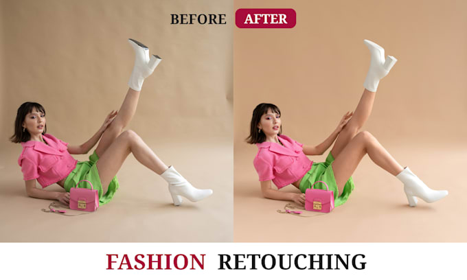 Gig Preview - Retouch in photoshop clothes and models for catalog and lookbook