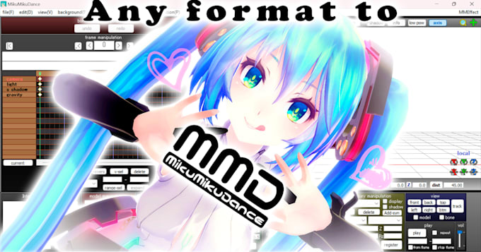 Gig Preview - Convert any format to mmd