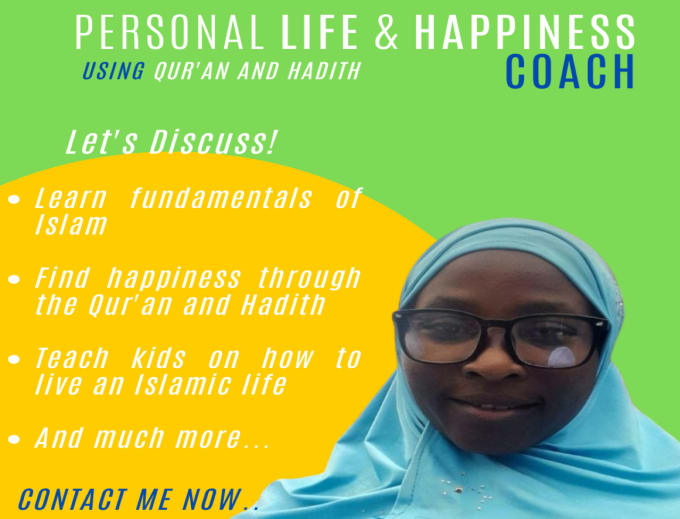 Gig Preview - Help reduce your mental stress with islamic life coaching