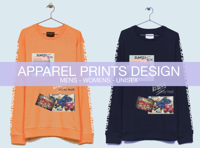 Gig Preview - Design iconic graphic prints for your fashion collection