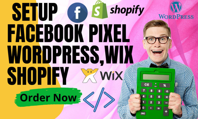 Gig Preview - Setup a facebook pixel wordpress,wix ,shopify