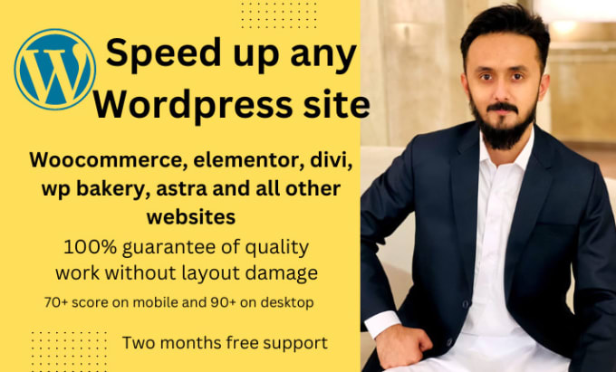 Gig Preview - Do wordpress astra divi speed optimization for google pagespeed gt metrix