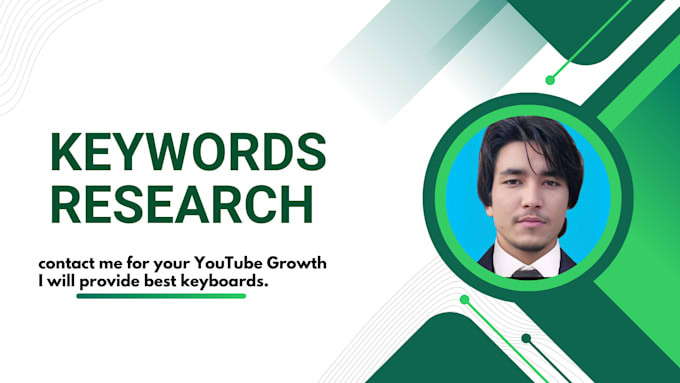 Gig Preview - Do best keyword research for youtube video to rank up