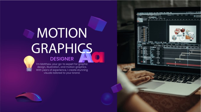 Gig Preview - Create high quality motion graphics for your product kinetic typography graphics