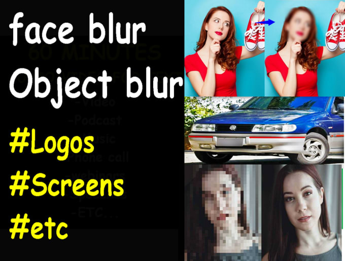 Gig Preview - Blur objects, signs, faces or anything in your video