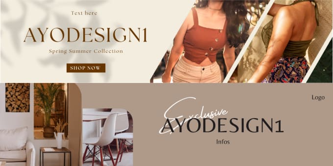 Gig Preview - Design attractive etsy shop banner or etsy logo in 24 hours