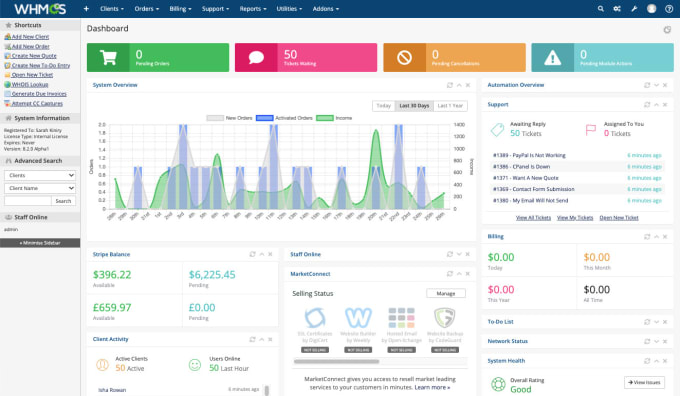 Gig Preview - Do full whmcs setup and installation with whm cpanel server