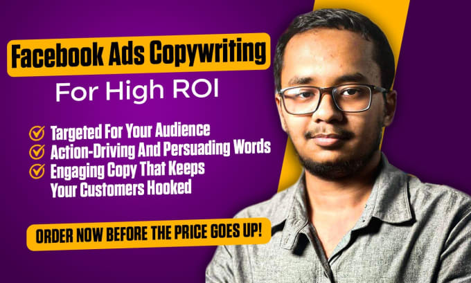 Gig Preview - Write crazy effective facebook ad copy for your marketing campaign